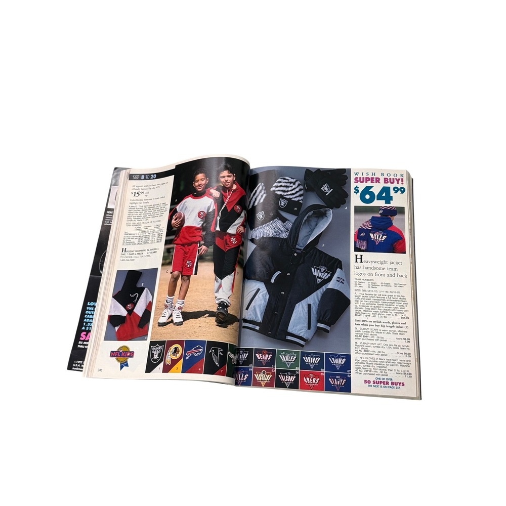 Vintage 1992 Sears Great American Wish Book Christmas Holiday Toy Catalog - Picture 8 of 13